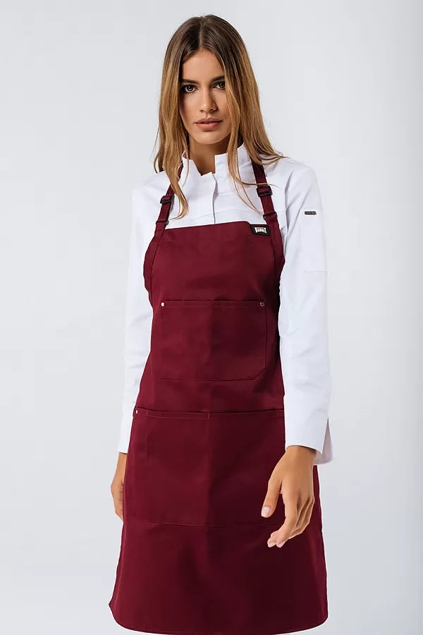 Apron "Alameda" (Burgundy)