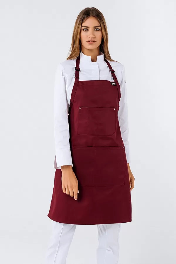 Apron "Alameda" (Burgundy)