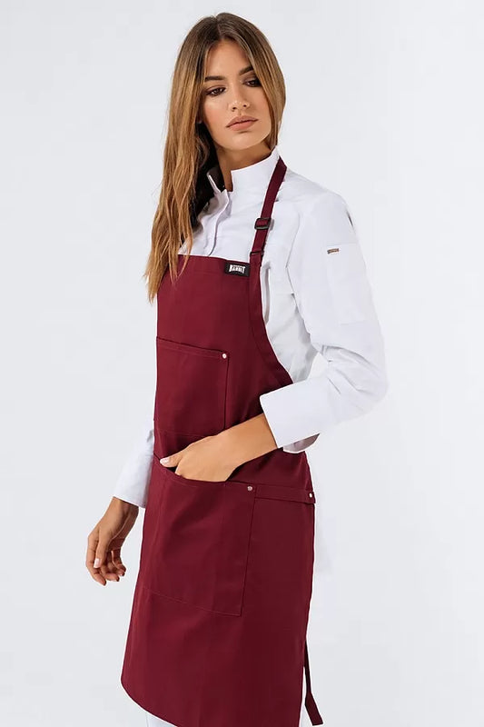 Apron "Alameda" (Burgundy)