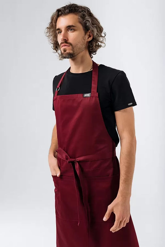 Apron "Douglas" (Burgundy)