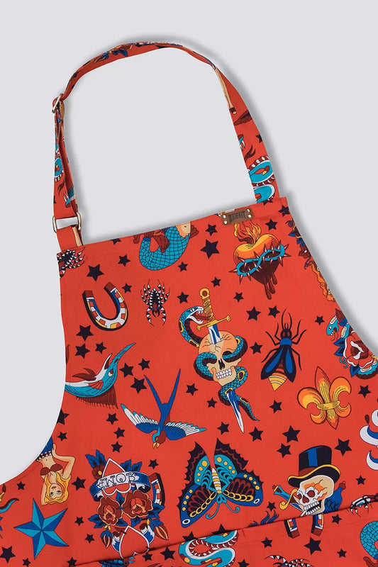 "Red Scorpion" Apron