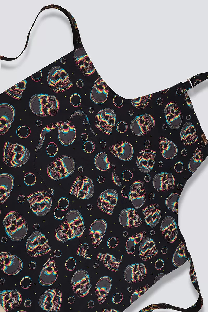 "3D Skulls" Apron